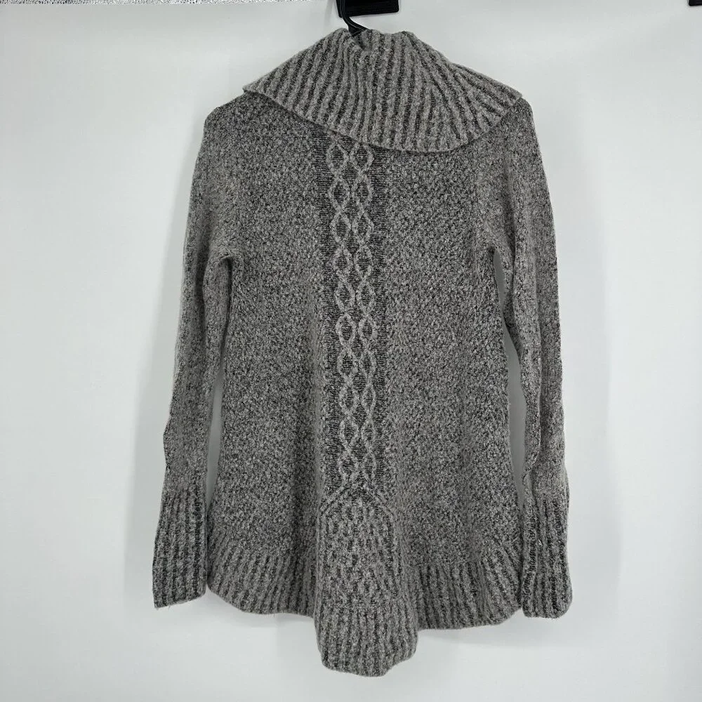 Ruby Moon Women's Gray cable Knit Sweater Cowl Neck Size‎ Small